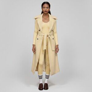 Breasted Belted Vest Overcoat. Perfect for that "spring to summer"